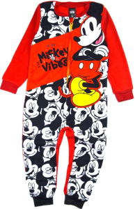 Флісовий чоловічок з відкритими стопами "Mickey Mouse" (чорно-червоний), DIS MFB 52 04 A668 W POLAR