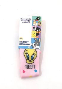 Трикотажные колготки для девочки "Tweety" (розовые), Looney Tunes, WB 51 36 614