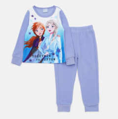 Флисовая пижама для девочки "Frozen" (фиолетовая), DIS FROZ 52 04 A034 W