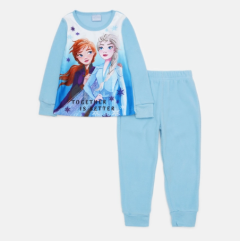 Флісова піжама для дівчинки "Frozen" (блакитна), DIS FROZ 52 04 A034 W