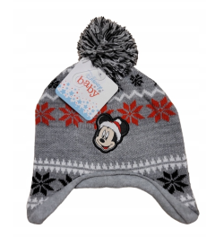 Теплая шапка для ребенка "Mickey Mouse" (серая), DIS BMB 51 39 9954
