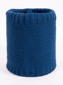 В'язаний шарф- снуд для дитини (темно-синій), YoClub CGL-0440C