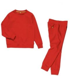 Трикотажний костюм для дитини (червоний/гладь), 13011