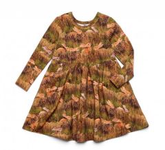 Трикотажне плаття з махровою ниткою для дівчинки, 12511
