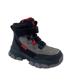 Теплые ботинки для ребенка, HB364 grey/black