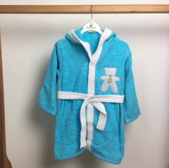 Махровий халат для дитини (блакитний), 457 Minilori Baby