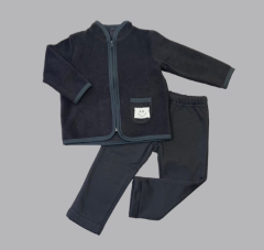 Теплый костюм "Тедди" для мальчика (графит), КС-540/541