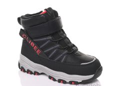 Теплі чобітки для дитини, HB360 black/red