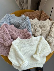 Вязаный свитер с содержанием шерсти для ребенка (беж), Barva