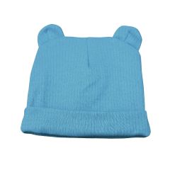 Двойная трикотажная шапочка для ребенка,(синяя) 2112803