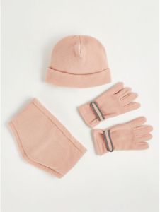 Флісовий комплект (шапка+снуд+рукавиці) для дитини