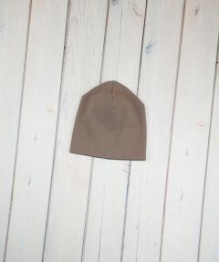 Подвійна трикотажна шапочка для дитини (капучіно), 56-13 Mokkibym