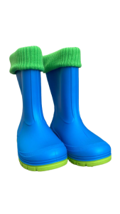 Утеплені гумові чоботи для дитини, SD-2 blue