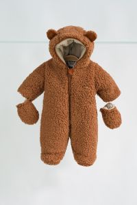 Комбінезон зі штучного хутра "Teddy" (коричневий), 1123