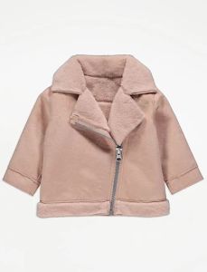 Cтильна куртка-косуха на штучному хутрі для дівчинки