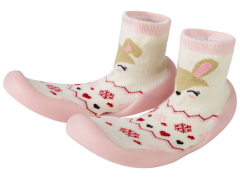 Шкарпетки з гумовою підошвою для дівчинки