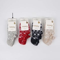 Короткі шкарпетки з махровою ниткою всередині (1шт.,сірі) K83022