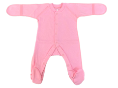 Трикотажный человечек для малыша, 213503 (розовый)