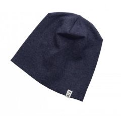 Трикотажна шапочка для дитини (подвійна), темно-синій меланж, 13230