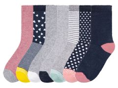 Набір трикотажних шкарпеток для дівчинки (7 пар)