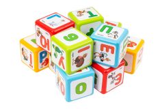 Игрушка кубики "Азбука + арифметика", ТехноК 8843