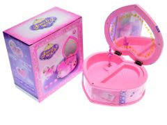 Музична скринька з балериною, YG Toys 9213-1 (рожева)