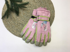 Теплі рукавиці "FROZEN" з плюшевою підкладкою для дівчинки (світло-фіолетові), Solnse 02
