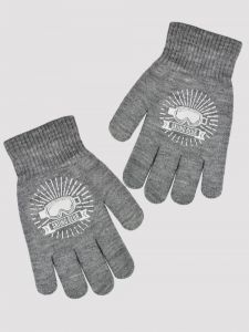 Трикотажные перчатки для ребенка, Noviti RZ027-B-01 (серый меланж)