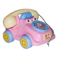 Іграшка-каталка "Телефон" (рожевий) , Максимус, 5105