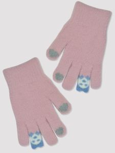 Теплые перчатки  для ребенка, Noviti RZ025-G-01 (розовые)
