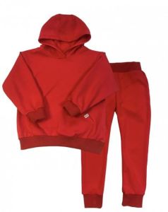 Трикотажний костюм з начосом всередині (червоний), 13291