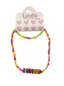 Набор аксессуаров для девочки (ожерелье/браслет) LN-419