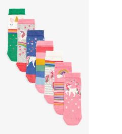 Набір трикотажних шкарпеток для дівчинки (7 шт.)