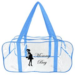 Прозрачная сумка для роддома,L, Mommy Bag  50х23х32
