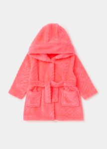 Плюшевый халат с капюшоном для ребенка