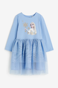 Стильное платье "Frozen" для девочки, 1167845003