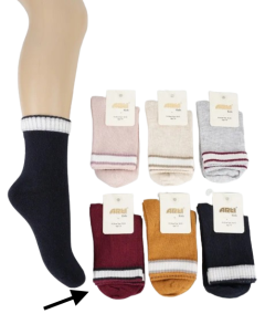 Трикотажні шкарпетки  (1шт. бордовий), Arti 200461