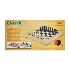 Настільна гра 3в1 (шахи, шашки, нарди), YG Toys 1666