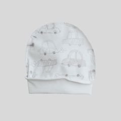 Трикотажная шапочка для дитини (молочный с рисунком), 2317803