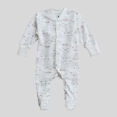 Трикотажный человечек для малыша (молочный с рисунком), Minikin 2317403