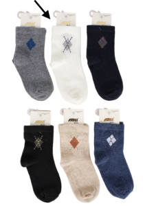 Трикотажные носки (1шт. белые), Arti 200456