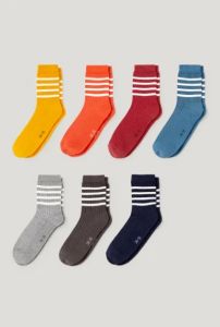 Набір трикотажних шкарпеток для дитини (7 пар)