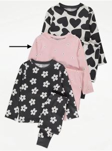 Трикотажная пижама для девочки 1шт.  (розовая)