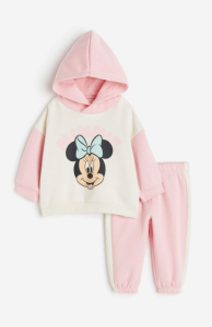 Теплый комплект-двойка с начесом внутри для ребенка "Minnie Mouse", 1176786002