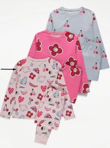 Трикотажная пижама для девочки 1шт.  (светло-розовая)