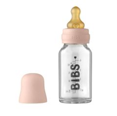 Стеклянная детская бутылочка BIBS Baby Glass Bottle (пудра) 110 мл
