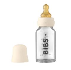 Скляна дитяча пляшечка BIBS Baby Glass Bottle ( молочна ) ,110 мл