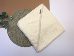 Махровое полотенце с капюшоном (90x75), нюд, 12272