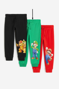 Теплі трикотажні штани з флісом всередині "Super Mario" 1 шт., 1066337007