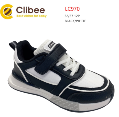Кросівки з шкіряною устілкою для дитини, LC970 black/white